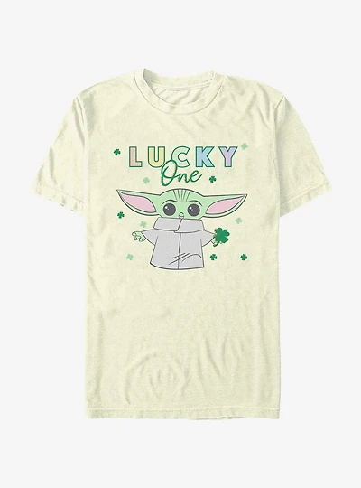 Star Wars The Mandalorian Lucky One Clover T-Shirt