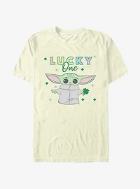 Star Wars The Mandalorian Lucky One Clover T-Shirt