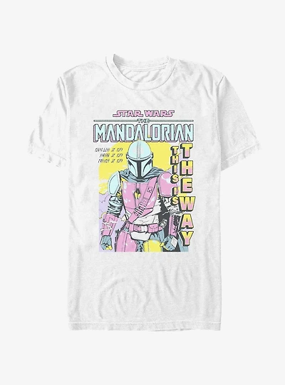 Star Wars The Mandalorian Pop Art Poster T-Shirt