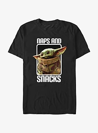 Star Wars The Mandalorian Naps and Snacks Always T-Shirt