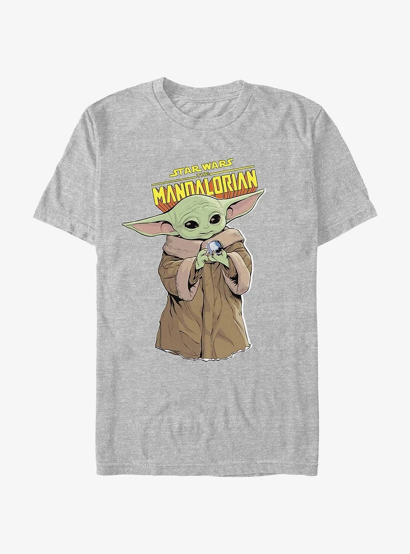 Star Wars The Mandalorian Child and His Toy T-Shirt
