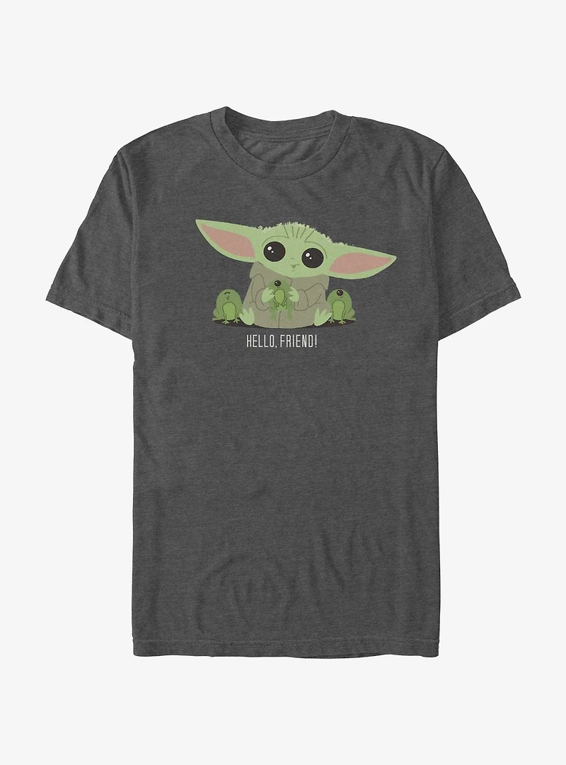 Star Wars The Mandalorian Hello Friend Grogu T-Shirt