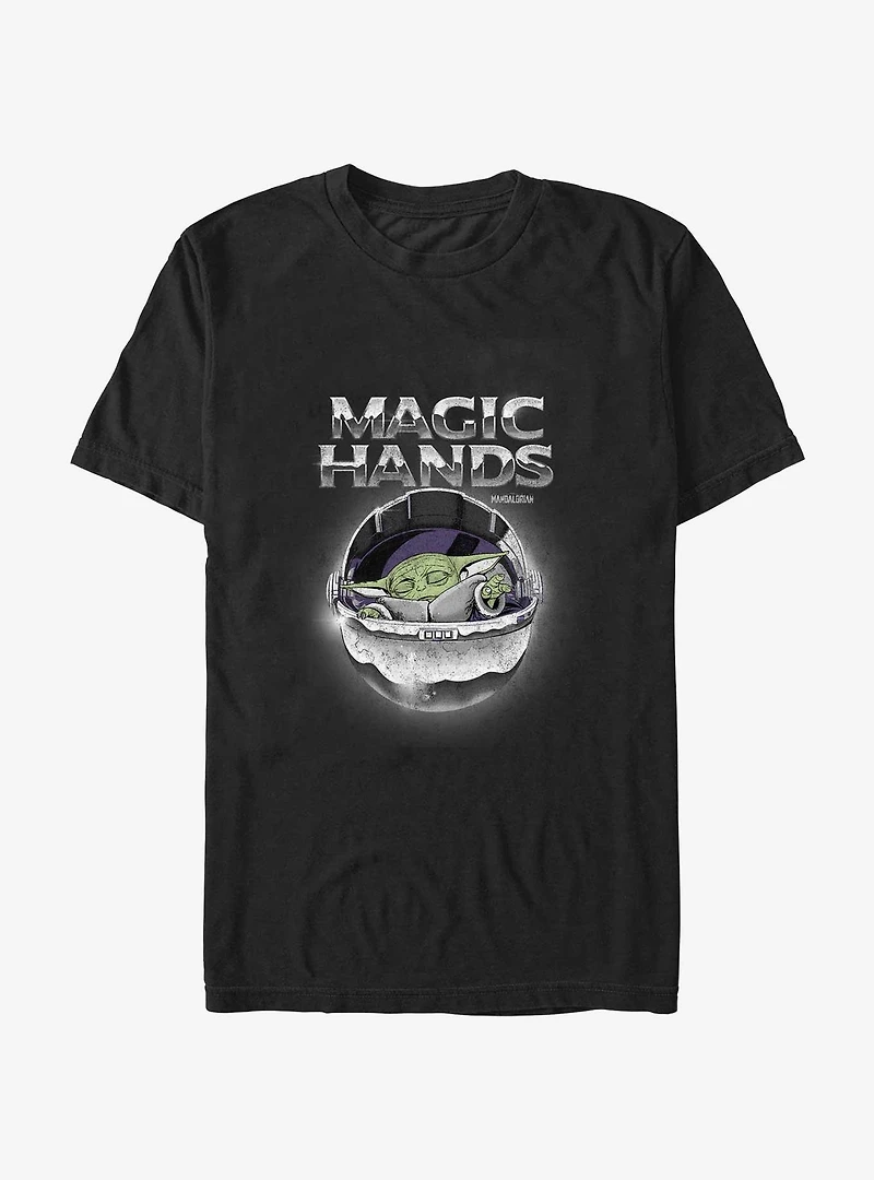 Star Wars The Mandalorian Grogu Magic Hands T-Shirt