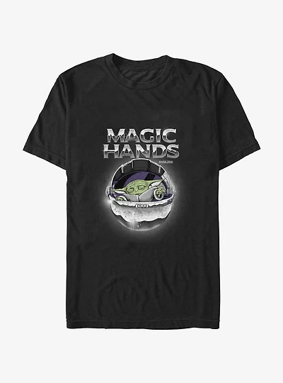 Star Wars The Mandalorian Grogu Magic Hands T-Shirt