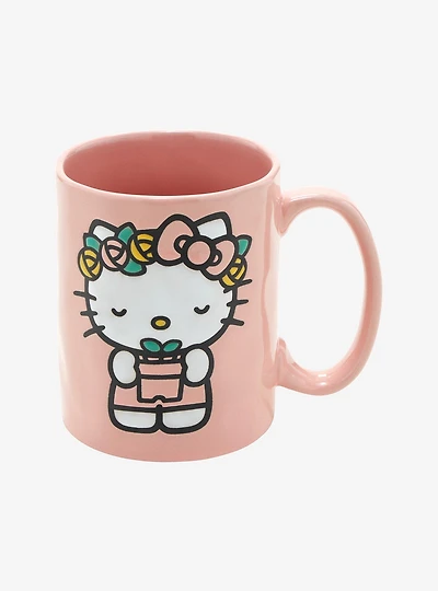 Sanrio Hello Kitty Floral Portrait Mug