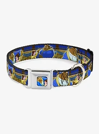 Disney Beauty And The Beast Ball Scene Seatbelt Buckle Dog Collar