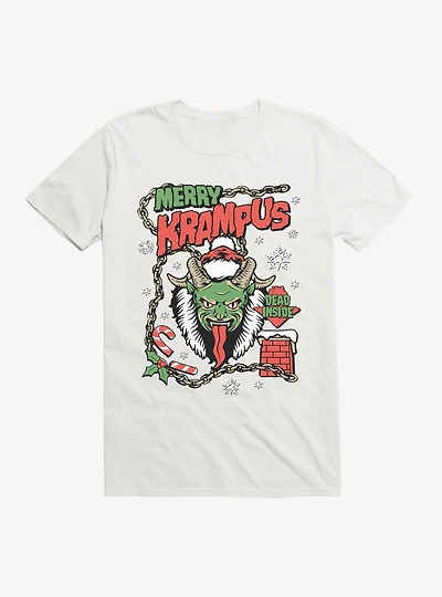 Merry Krampus Dead Inside T-Shirt