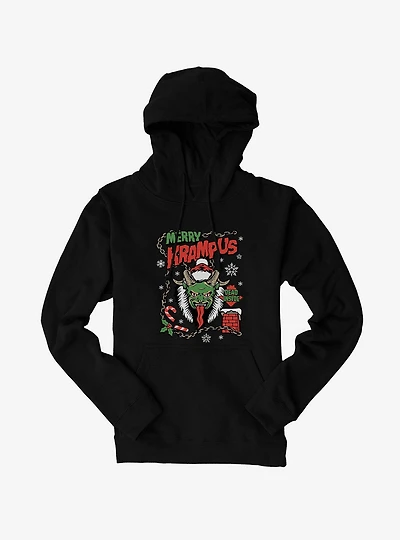 Merry Krampus Dead Inside Hoodie