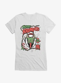 Merry Krampus Dead Inside Girls T-Shirt