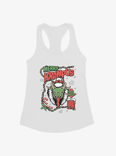 Merry Krampus Dead Inside Girls Tank