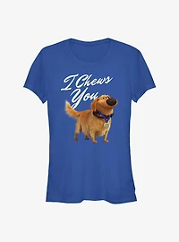 Disney Pixar Up Dug I Chews You Girls T-Shirt