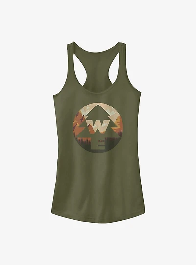 Disney Pixar Up Wilderness Explorers Badge Fill Girls Tank