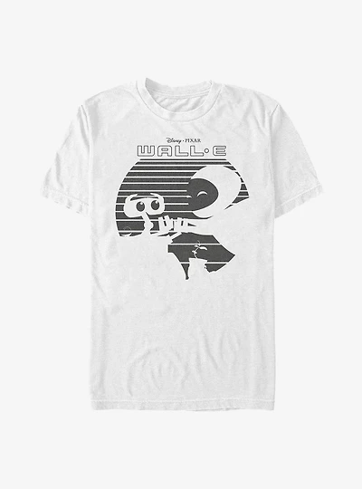 Disney Pixar Wall-E Eve and Silhouettes T-Shirt
