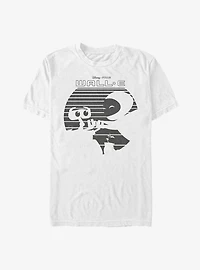 Disney Pixar Wall-E Eve and Silhouettes T-Shirt