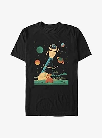 Disney Pixar Wall-E Eve and Space Poster T-Shirt