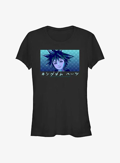 Kingdom Hearts Sora Portrait Girls T-Shirt