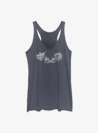 Kingdom Hearts Cave Drawing Girls Tank