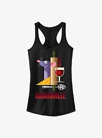 Disney Pixar Ratatouille Bon Appetit Poster Girls Tank