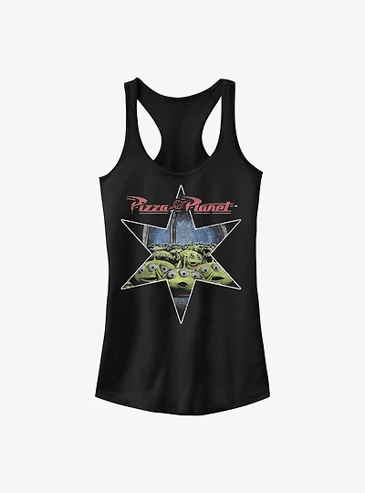 Disney Pixar Toy Story Pizza Planet Alien Star Girls Tank