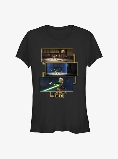 Star Wars: Tales of the Jedi Ashoka Panels Girls T-Shirt