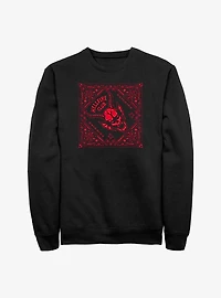 Stranger Things Hellfire Club Pattern Sweatshirt
