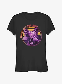 Star Wars: Tales of the Jedi Sunset Ahsoka, Obi-Wan and Anakin Girls T-Shirt