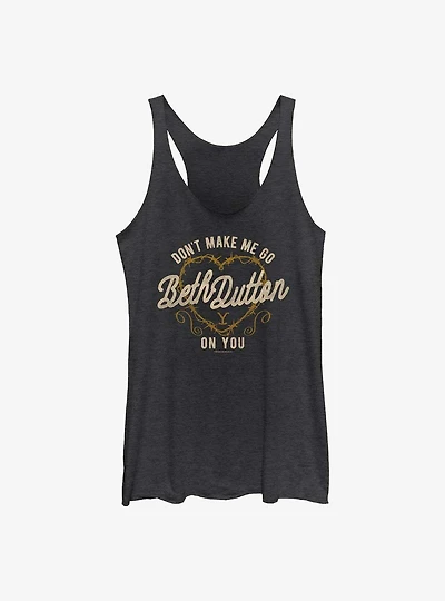 Yellowstone Go Beth Dutton Girls Tank