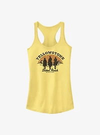 Yellowstone Riding Into The Sunset Girls Tank