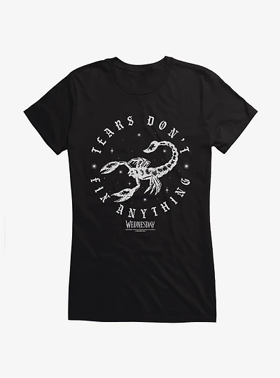 Wednesday Tears Don't Fix Anything Girls T-Shirt