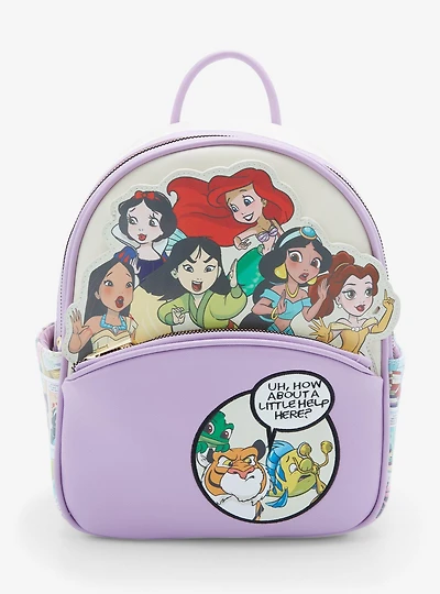 Disney Princesses Comic Art Mini Backpack - BoxLunch Exclusive