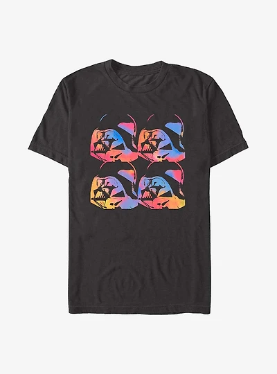 Star Wars Neon Pop Vader Portrait T-Shirt