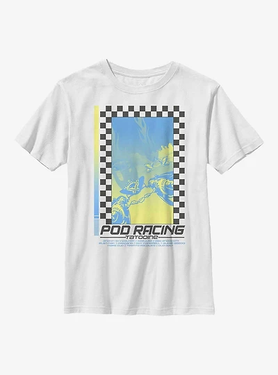 Star Wars Pod Race Poster Youth T-Shirt