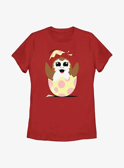 Star Wars Easter Egg Porg Womens T-Shirt