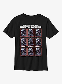 Star Wars Darth Vader Emotions Youth T-Shirt