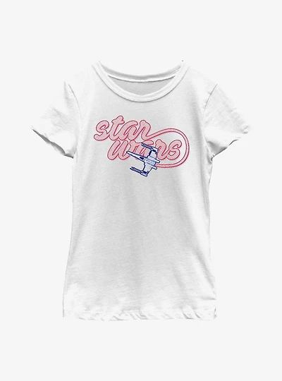 Star Wars X-Wing Flight Logo Youth Girls T-Shirt