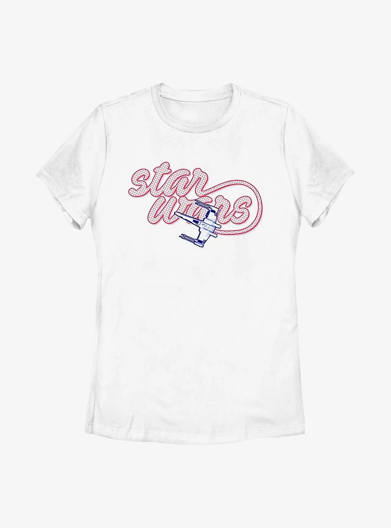 Star Wars X-Wing Flight Logo Womens T-Shirt