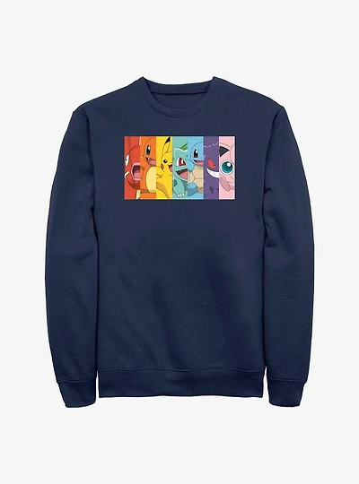 Pokemon Rainbow Panels Sweatshirt
