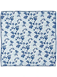 Disney Mickey Mouse Floral White Pocket Square