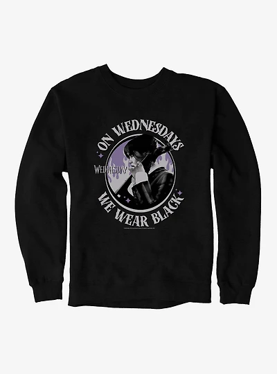 Wednesday Cello We Wear Black Sweatshirt