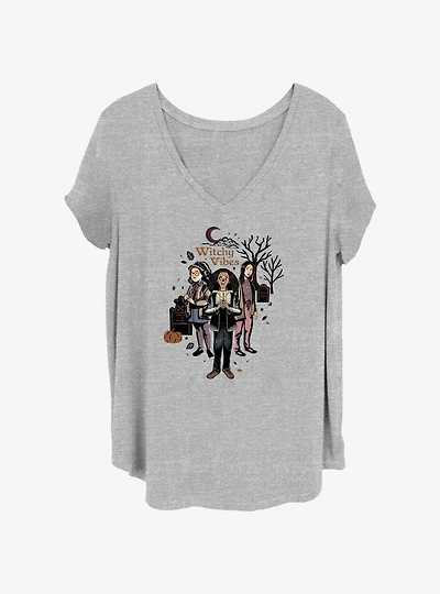 Disney Hocus Pocus 2 Witchy Vibes Girls T-Shirt Plus