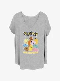 Pokemon Catch 'Em All Girls T-Shirt Plus