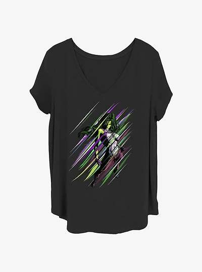 Marvel She-Hulk Sensational Hulk Girls T-Shirt Plus