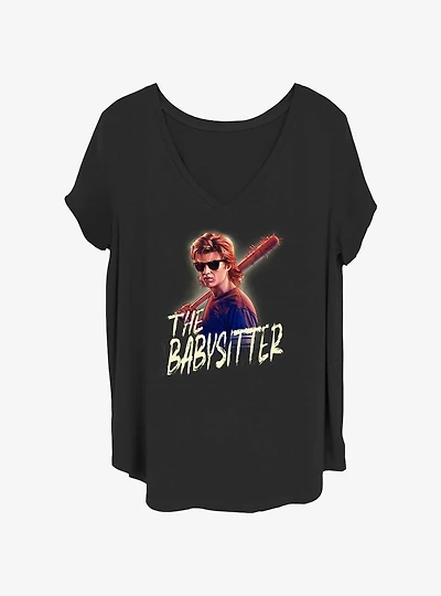 Stranger Things Steve The Babysitter Girls T-Shirt Plus Size