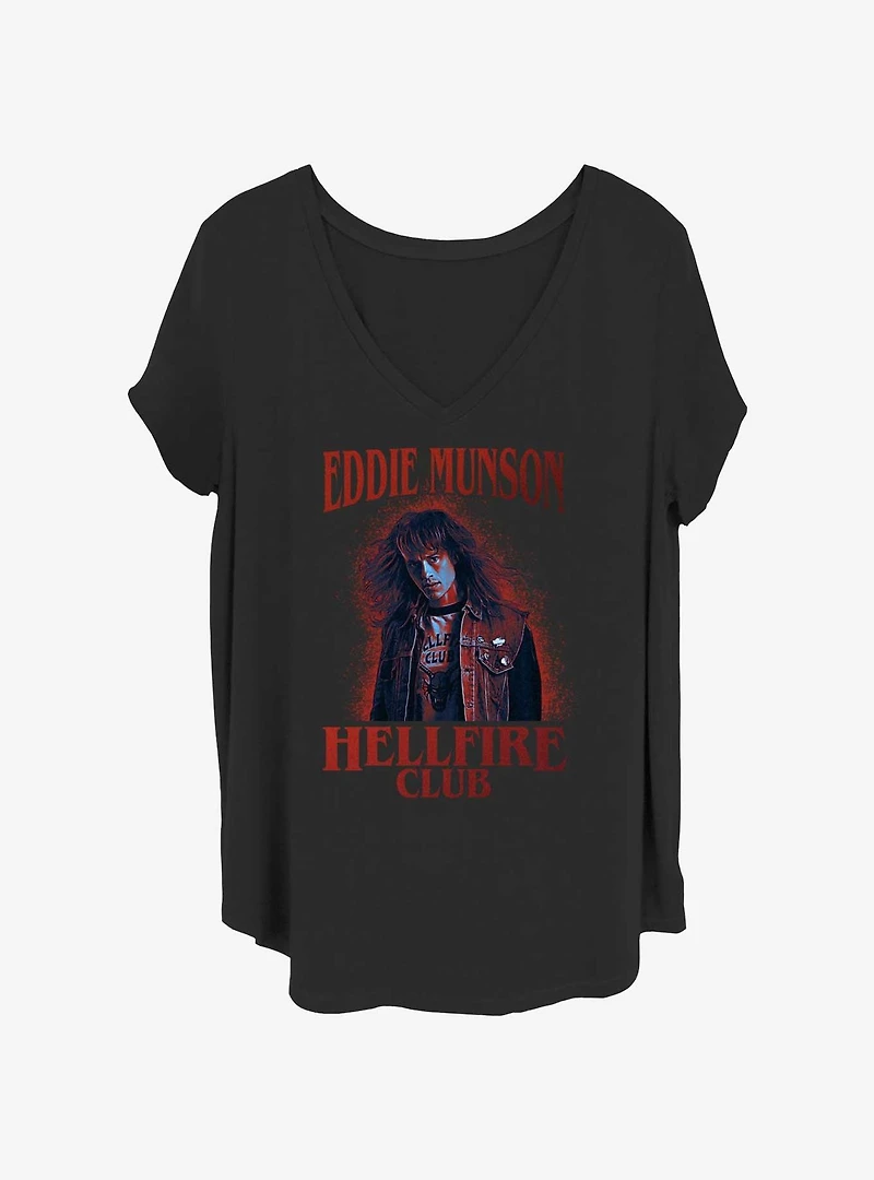 Stranger Things Eddie Munson Girls T-Shirt Plus Size