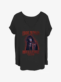 Stranger Things Eddie Munson Girls T-Shirt Plus Size