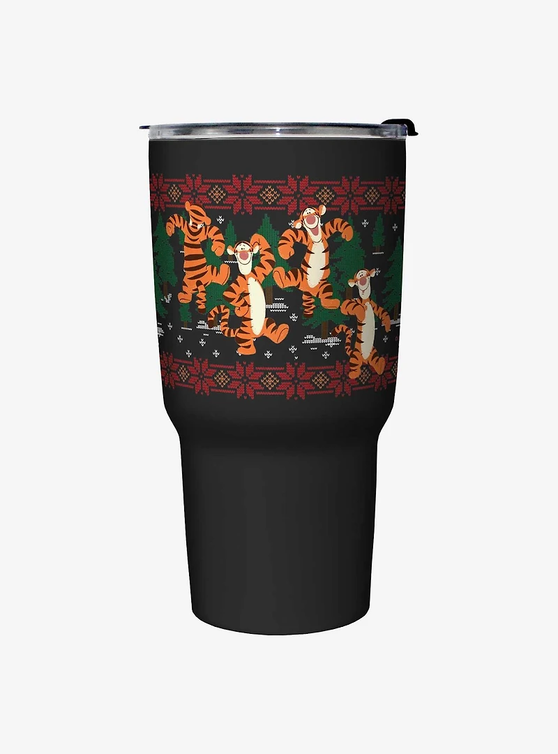 Disney Winnie The Pooh Tigger Ugly Christmas Travel Mug