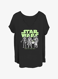 Star Wars The Mandalorian This Is Way Girls T-Shirt Plus