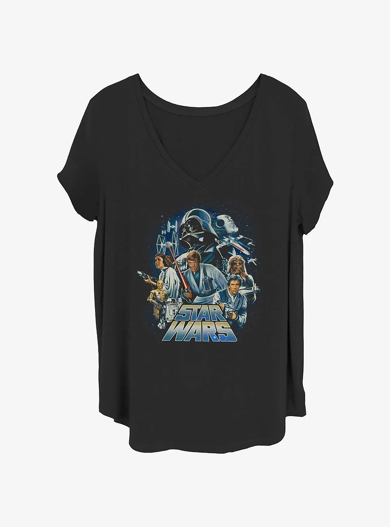 Star Wars Classics Poster Girls T-Shirt Plus
