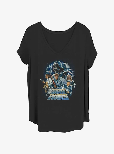 Star Wars Classics Poster Girls T-Shirt Plus