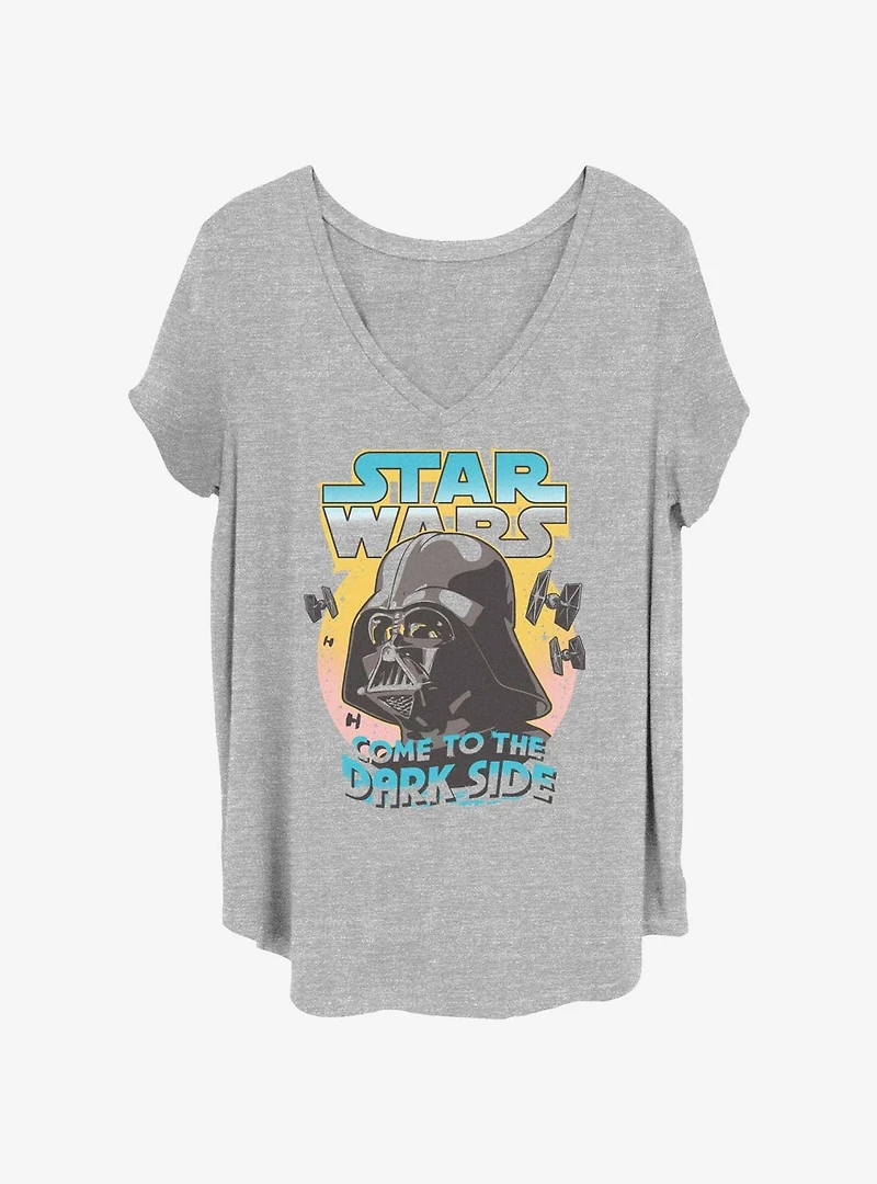 Star Wars Darth Vader Come To The Dark Side Girls T-Shirt Plus